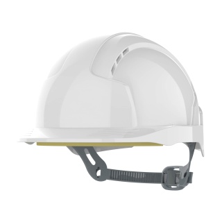 EVOLite Safety Helmet - Slip Ratchet - Vented - White